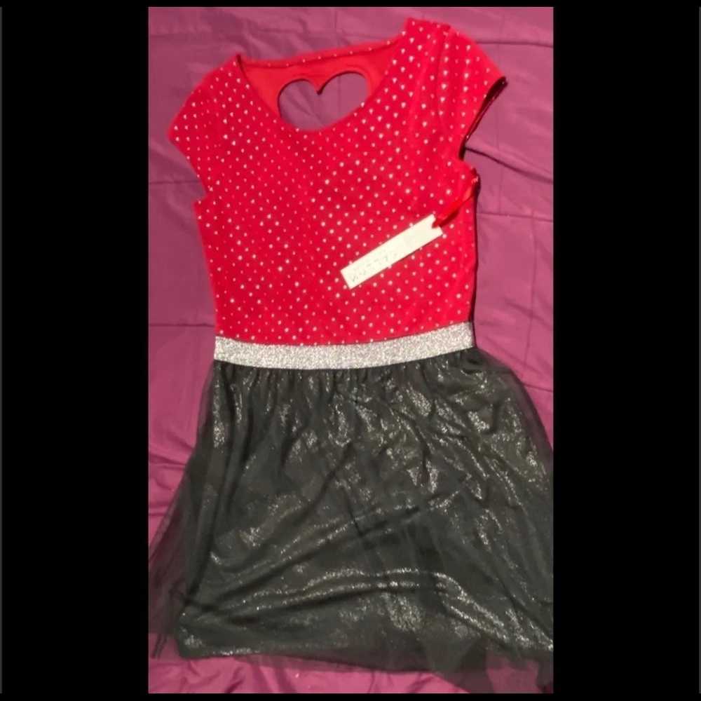 sally miller girls heart cut out dress